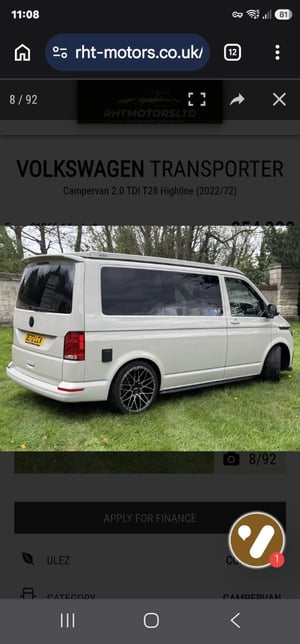 2022 VW transporter t6.1 VW CAMPERVAN T6.1 skyline — photo 9 of 28