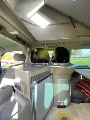 Silver Mazda Bongo Campervan – Pop-Top, Island Kitchen, Full History — photo 8 of 40