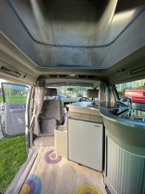 Silver Mazda Bongo Campervan – Pop-Top, Island Kitchen, Full History — photo 13 of 40