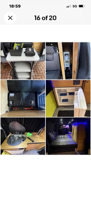 2015 2015 Volkswagen Crafter Camper Conversion Vivaro — photo 8 of 19