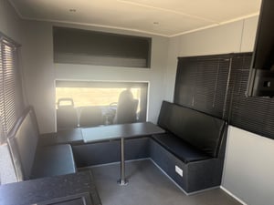 2010 Renault It’s a 7.5 ton 6 berth motorhome with 2 double beds and seating pulls into bed full kitchen area, full bathroom with shower and toilet , garage area. Awning — photo 3 of 15