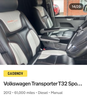 2012 Volkswagen Transporter T5.1 Campervan — photo 26 of 43