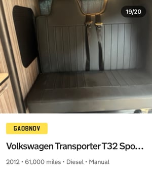 2012 Volkswagen Transporter T5.1 Campervan — photo 29 of 43