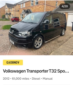 2012 Volkswagen Transporter T5.1 Campervan — photo 14 of 43