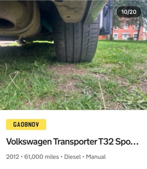 2012 Volkswagen Transporter T5.1 Campervan — photo 20 of 43